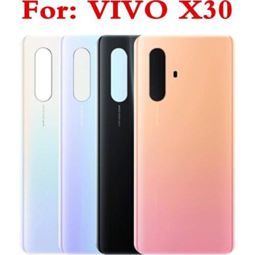 Battery cover For VIVO X30 X30Pro Back Housing door Cover Panel Back Cover Replacement Parts Glass Shell