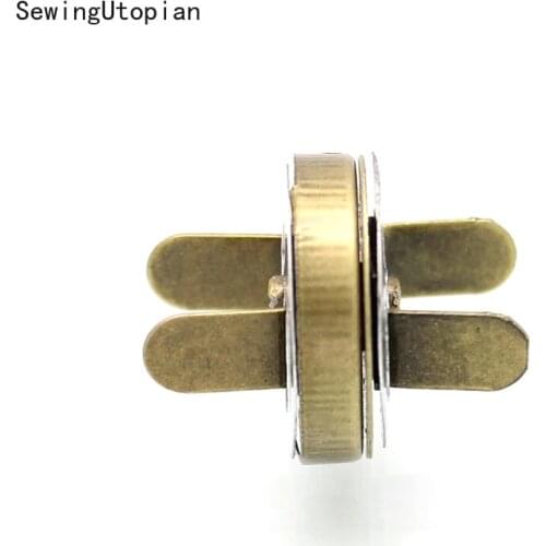 10 Sets Magnetic Snap Fasteners Clasps Buttons Handbag Purse Wallet Craft Bags Parts Accessories 14mm 18mm