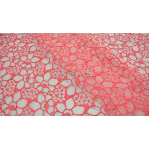 The new Eugen POp125-50 textile yarn fashion embroidery fabric, embroidery cloth wholesale embroidery skirt organza cloth tulle