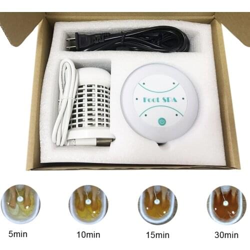2020 New Home Mini Detox Foot Spa Machine Cell Ionic Cleanse device Ionic Detox Foot Spa Aqua Foot Bath Massage Detox Foot Bath
