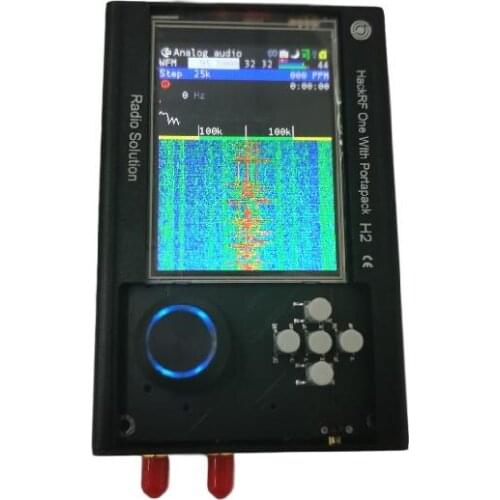 PORTAPACK H2 + HACKRF ONE SDR Radio with Havoc Firmware + 0.5ppm TCXO GPS + 3.2 inch Touch LCD + 1500mAh Battery + Metal Case