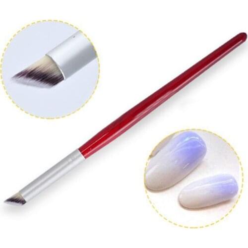 Shellhard 1pc Nail Art Dotting Pen Gradient Dizzy Brush Wooden Handle Painting Nail Art Drawing Pen For Manicure Tool