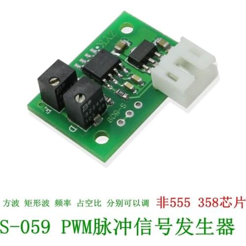 PWM/ pulse generator of square wave rectangular wave frequency dutycycle adjustable module non NE555 Mini