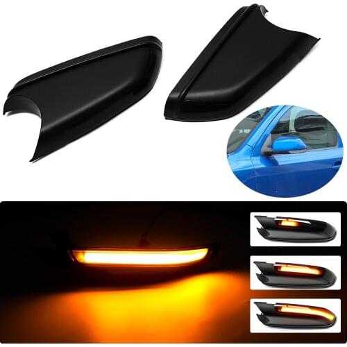 LED Dynamic Turn Signal Mirror Sequential Indicator Light For VW Polo MK4 9N 2005-2009 ​For Skoda Octavia MK2 1Z 2004-2008