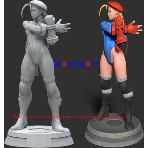 Wong Work Unpainted 1/8 20.8cmH 1/6 27.8cmH 3D Printing Unassembled Garage Kits GK Model Kit Hollow Figure Statue TZ-210618-25