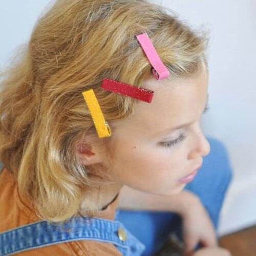20Pcs/Set Hair Clips For Women Girls Hairpins Candy Color Kids DIY Handmade Hair Accessories Jewelry Children Barrette Fashion
