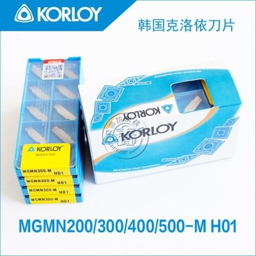 10pcs KORLOY MGMN200-G H01/ MGMN300-M H01 MGMN400-M H01/,MGMN500-M H01CNC Carbide Insert TOOL