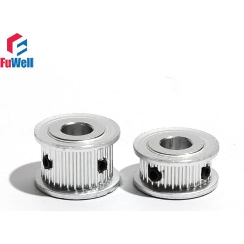 2GT-30T Timing Pulley GT2 30Teeth Transmission Belt Pulley 7mm/11mm Belt Width 5/6/6.35/7/8mm Bore Toothed Gear Pulley
