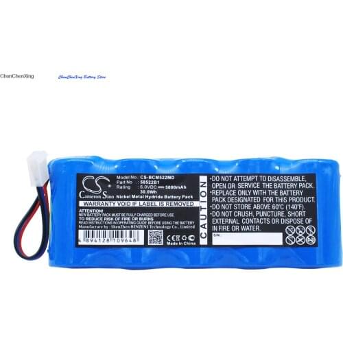 Cameron Sino 5000mAh Battery 58522B1 for BCI Capnocheck plus, Sleeo CO2 Monitor