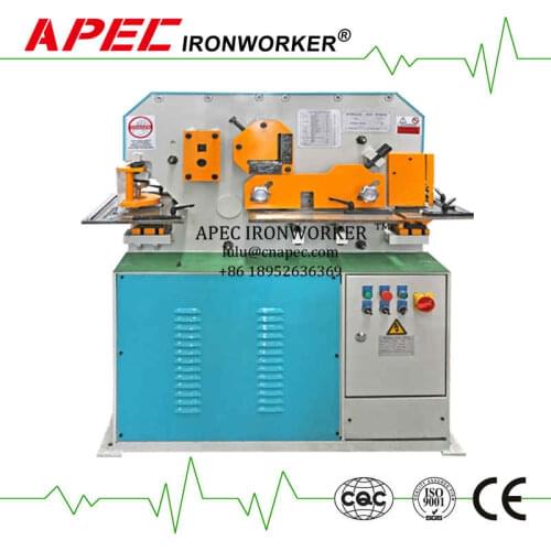 APEC AIW-45/50 Hydraulic Steel Ironworker punch shear machine Hydraulic Ironworker