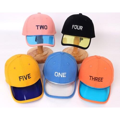 Doitbest 2021 Child Baseball Cap spring Hip Hop Transparent edge summer sun kids Hats Boys Girls Caps snapback hat gorras