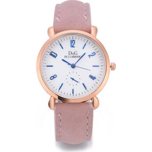 Relogio Feminino Hot Brand DQG Fashion Leather Quartz Womens Watch Luxury Ladies Fashion Watch Women Wristwatches Girls Gift