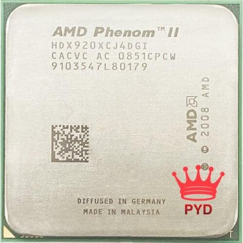 AMD Phenom II X4 920 2.8 GHz Quad-Core CPU Processor HDX920XCJ4DGI Socket AM2