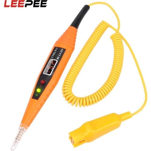 LEEPEE Digital Display Car Electrical Circuit Test Pen Electrical Diagnostic Tool Detector Voltage Test Pen Power Probe Pencil