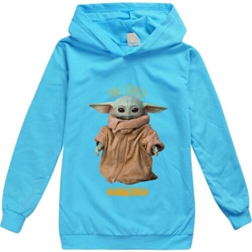 Baby Yoda Cartoon Fall Boutique Outfits Baby Girl Cotton Boys Fall Clothes Teenage Kids T Shirt Thanksgiving Shirt Girls