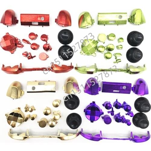 For Xbox Series S & Xbox Series X Controller Chome Plating LB RB LT RT Bumpers Triggers D-pad ABXY Start Back Share Key Buttons