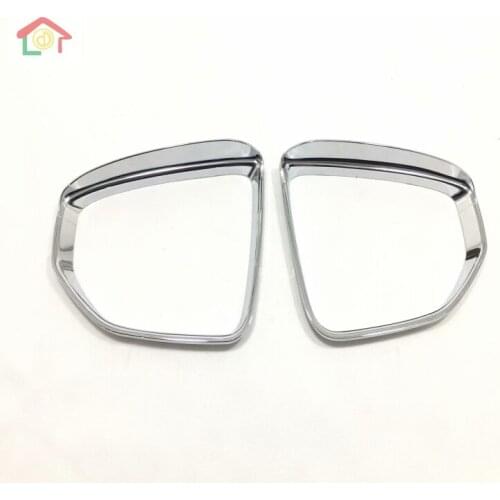 For Lexus ES LS UX 2018 2019 ABS Overlay Styling Exterior Moulding Accessories Rearview Mirror Rain Shield Cover Trim 2pcs