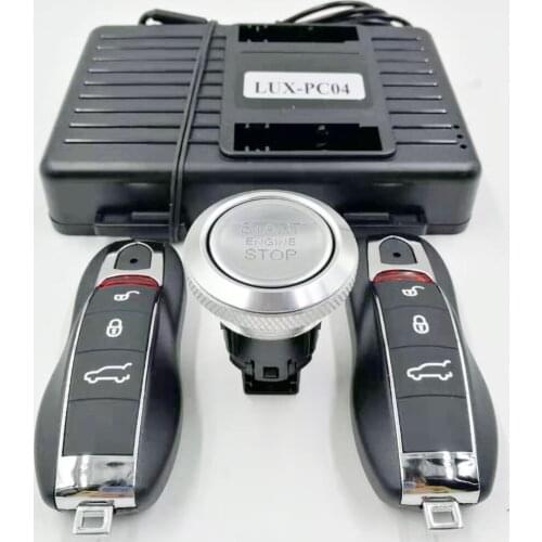 For Porsche Cayenne 2006-2010 Add Push Button Start Stop System PKE Keyless Entry System and Remote Start System Easy Install