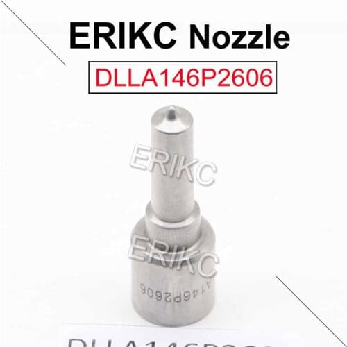 ERIKC DLLA146P2606 Common Rail Injector Nozzle Tip DLLA 146 P 2606 Black Needle Sprayer 0 433 172 606 For LOVOL 0445120485