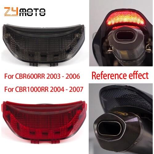 LED Integrated Rear Tail Brake Light Without Turn Signals Taillight For Honda CBR600RR CBR 600 RR 03 04 05 06 CBR1000RR 04 - 07