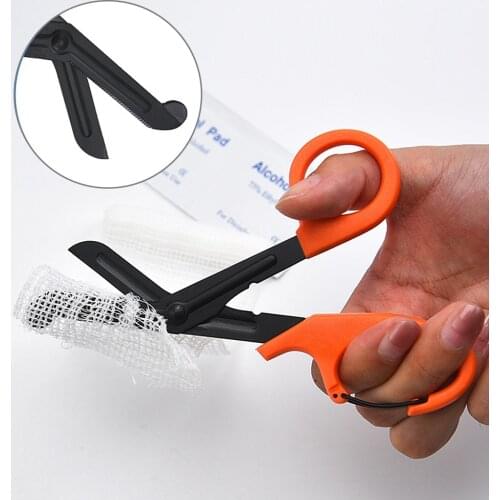 Scissor For Gauze Survival Medical Rescue Scissor Trauma Gauze First-Aid Kit Outdoor Tools Utility Tourism And Camping Equipment