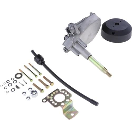 Single Cable Mechanical Rotary Steering System Kit Replacement for YK7 Boat Engine Accessories