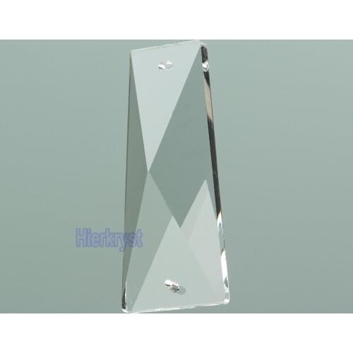 New Arrival K9 Clear Glass Crystals Chandeliers Lights Parts Pendants Trapezoid Crystal Lamp Drops 5pcs/lot 58mm 2.28"