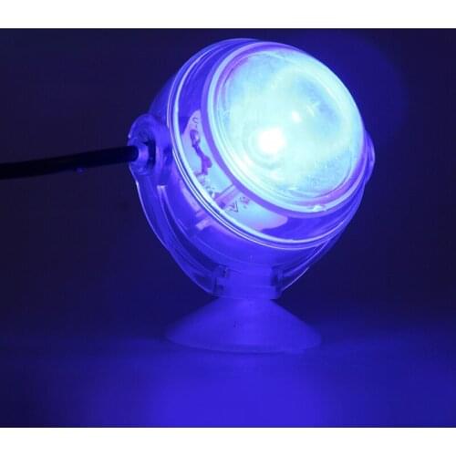 Aquarium Fish Tank Submersible LED Spotlight Lighting Underwater Lamp EU Plug-dls