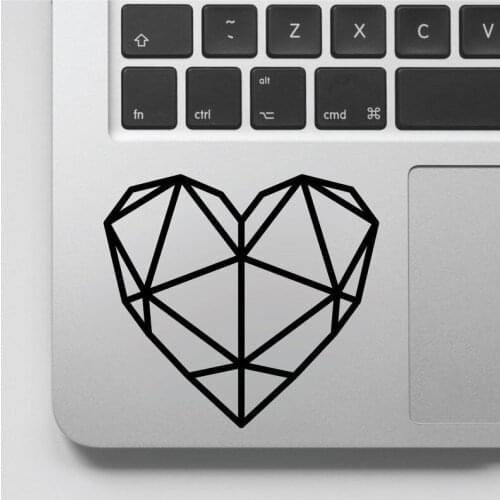 Various Of Geometric Diagram Heart Decal,Geometric Heart Sticker,For Laptop Sticker and Decal,Rainproof Art Vinyl Decal GA242