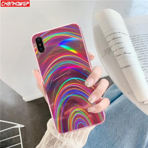 Shiny Rainbow Colorful Case For Huawei Y5 2019 AMN LX1 LX2 LX3 LX9 Soft TPU Cover For Honor 8S KSA LSE LX9 Luxury Silicone Cases
