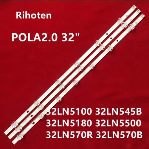 LED backlight strip for LG TV POLA2.0 32" 32ln536b 32ln549c 32ln546b 32ln 32LN5100 32LN545B 32LN5180 32LN5500 32LN570R 32LN570B