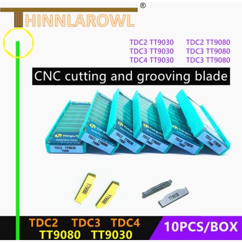 TDC2 TDC3 TDC4 TT9080 TT9030 Carbide Insert TaeguTec 2MM 3MM 4MM Slotting CNC Lathe Tool Turning Tool CNC Steel Processing