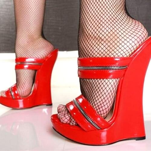 Womens shoes Sexy PU Wedges Heel Platform Sandals High Heels Party Shoes US size 6-14 No.MT1803
