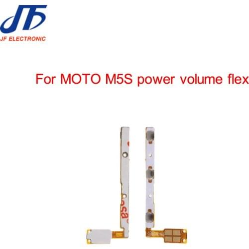 Power ON OFF Volume Side Key Button Switch Flex Cable For Motorola Moto G5S G5S Plus Replacement Parts 10pcs