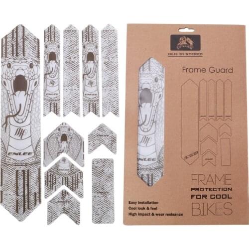 3D Road Bicycle Paster Frame Scratch-Resistant Protector MTB Bike Best Glue Removeable Stickers Anti-Skid Push Guard Frame Cover