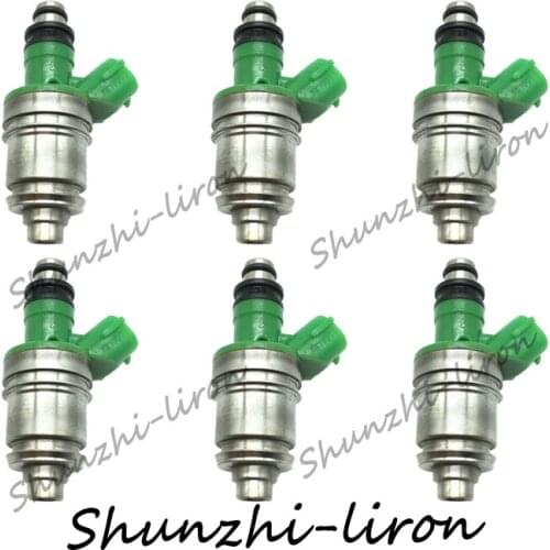 6PCS JS28-7 Fuel Injector Nozzle For Suzuki Grand Vitara 99-05 Fit Chevrolet Tracker 01- 04 2.5L V6 Nozzle JS28 7