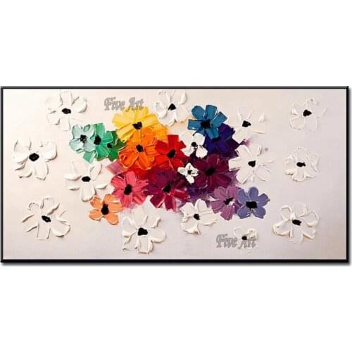 Color Abstract Textured Acrylic Painting Canvas Wall Art 100% Hand-painted Abstract Oil Painting Wall Hanging Artwork Cheap Sell