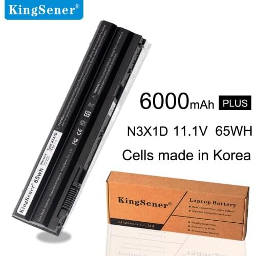 KingSener Korea Cell N3X1D Battery For Dell Latitude E5420 E5430 E5520 E5530 E6420 E6520 E6430 E6440 E6530 M5Y0X HXVW T54FJ