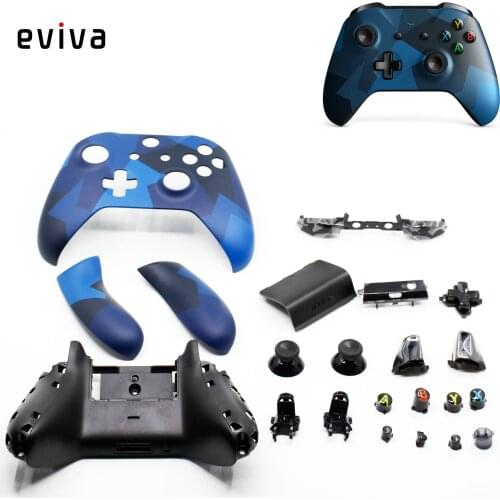 Accessories For Xbox One S Slim Gamepad Full Housing Shell Case Cover Mod Kit Matte With Buttons