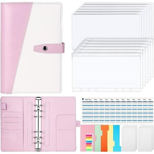 Budget Binder,Budget Binder with Cash Envelopes, Money Binder Organizer,Perfect A6 Binder Cash Envelopes for Budgeting