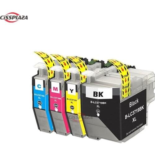 CISSPLAZA 4color LC3719 lc3719xl INK cartridges compatible For Brother MFC-J2330DW MFC-J3930DW printer