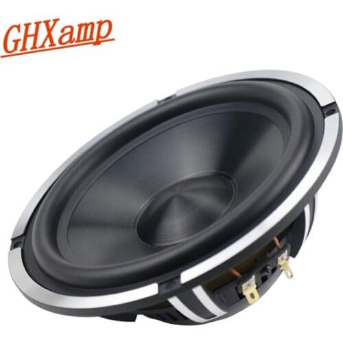 GHXAMP 6.5 Inch Car Speaker Mid-Bass woofer Aluminum Ceramic Neodymium Car CD Horn Cast Aluminum Basin Powerful 4OHM 25-50W 48Hz