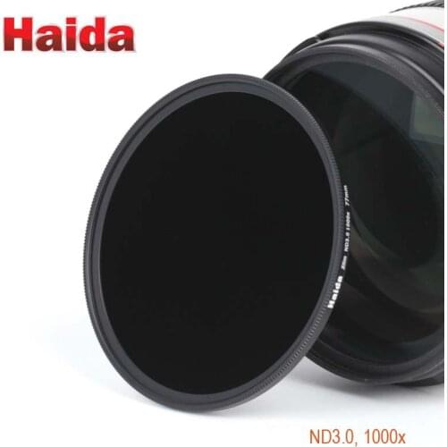 ND Filter ND1000 ND64 ND8 Slim Neutral Density 37 40.5 43 46 49 52 55 58 62 67 72 77 82mm Glass for Canon Nikon Sony Camera