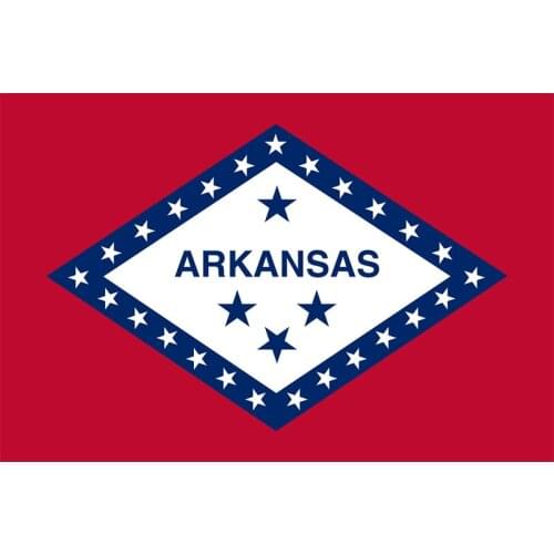 Arkansas Flag Yehoy hanging 90*150cm U.S. state For Decoration
