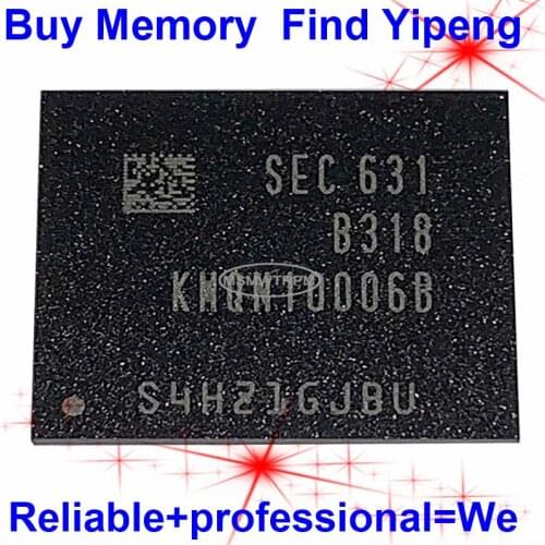 KMQN10006B-B318 BGA221Ball EMCP 8+12 8GB Mobilephone Memory New original and Second-hand Soldered Balls Tested OK