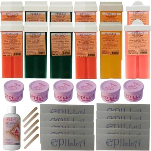 Epilla Busines Roll-On Cartridge and Canned Roll On Wax Cartridge For Hair Removal Hot Depilatory Warmer Heater Waxing