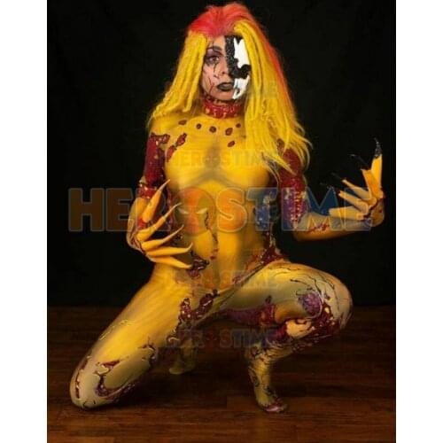 3D Printed Scream Donna Diego Symbiote Spawns Supervillain Superhero Costume Halloween Cosplay Costume