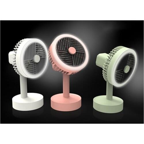 Office Desktop USB Student Desktop Small Fan Charging Simple Brushless Silent Electric Fan