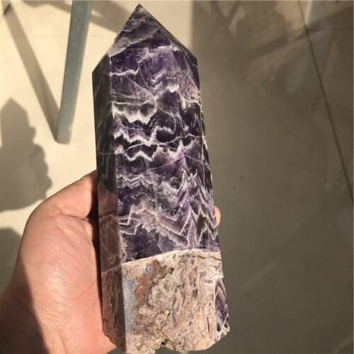 Wholesale natural dream amethyst point large size amethyst crystal wand for decoration 031