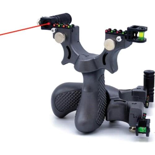 Infrared Aiming 98k Laser Slingshot Shot Equipped With Level Instrument For Outdoor Sports Hunting Shooting Slingshot Catapult